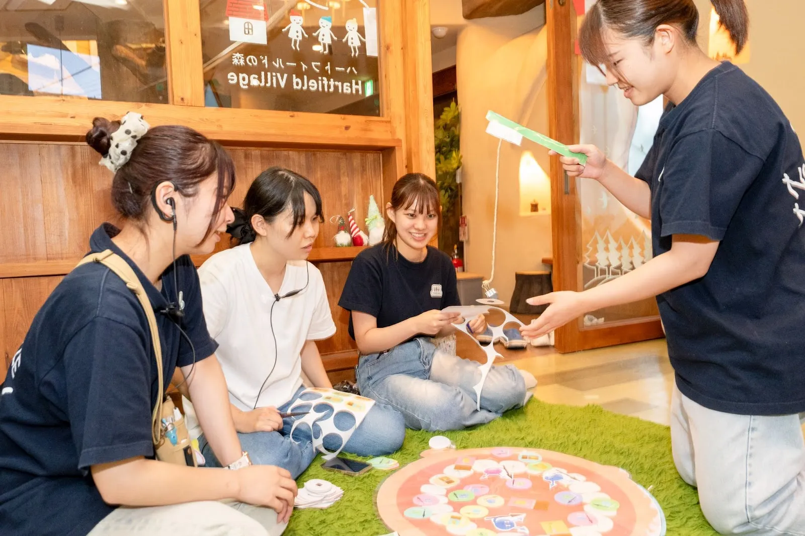 ゆめの森フェスタでのスタッフの様子